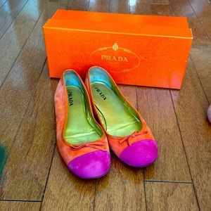 Prada summer flats size 37